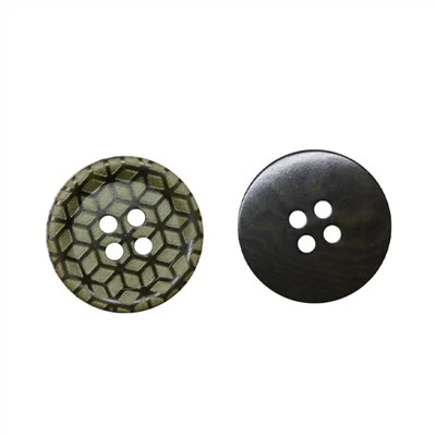 Bouton Fruit Vert Foncé Pastille Laser